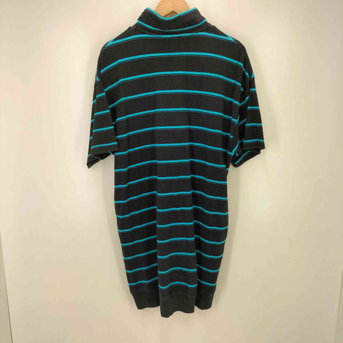 エックスガール X-girl STRIPED PIQUE HALF ZIP S/S DRESS ボーダー ハーフ ジップ S/S ポロシャツ レディース JPN:2