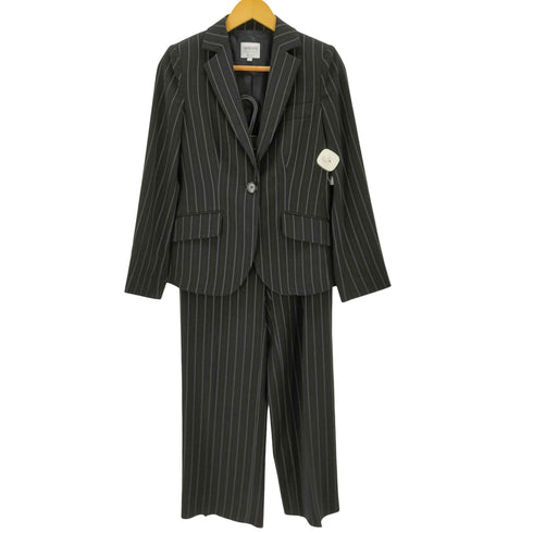 アルマーニコレツィオーニ ARMANI COLLEZIONI ストライプ1Bテーラードジャケット レディース 38