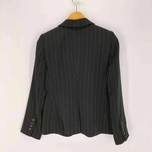 アルマーニコレツィオーニ ARMANI COLLEZIONI ストライプ1Bテーラードジャケット レディース 38
