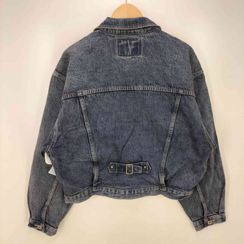 ビッグジョン BIG JOHN 90-00S THE PERFECT FIT 3rd型 ケミカルウォッシュ クロップド デニム ジャケット メンズ import:L