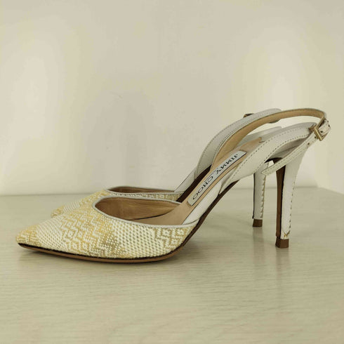 ジミーチュウ JIMMY CHOO TILLY レザー イントレチャート ヒールパンプス レディース 36 2/1