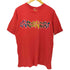 フロントプリント シングルステッチ クルーネック S/S Tシャツ メンズ