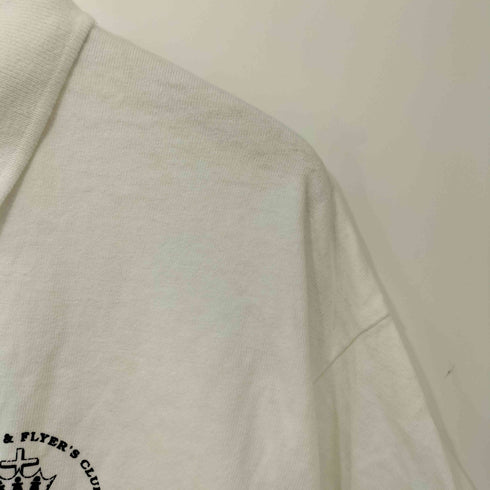 コットンデラックス COTTON DELUXE USA製 クラブスタッフ プリント シングルステッチ S/S ポロシャツ メンズ import:L