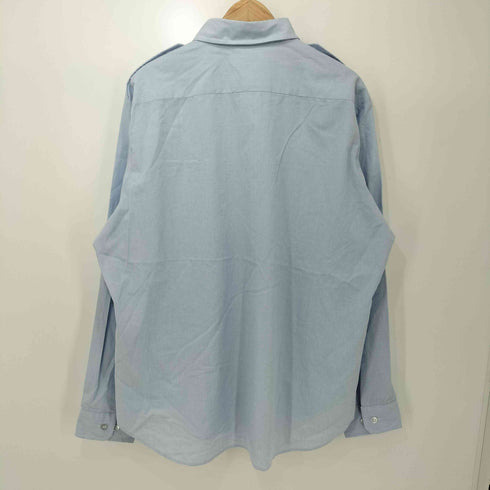 ユーエスアーミー U.S. ARMY 00S 01年製 フロントポケット エポレット L/S シャツ メンズ 17 1/2×37
