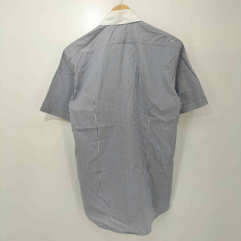 フェアファクス FAIRFAX SLIM FIT ボタンダウン S/S ストライプ シャツ メンズ 46