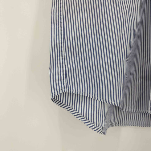 フェアファクス FAIRFAX SLIM FIT ボタンダウン S/S ストライプ シャツ メンズ 46