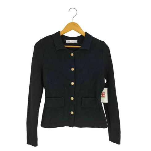 ザラ ZARA プレーンニット カーディガン レディース import:S