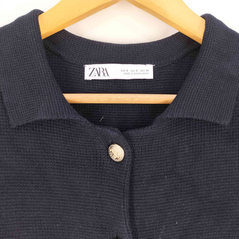 ザラ ZARA プレーンニット カーディガン レディース import:S