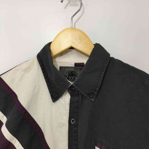 SPINDLE RIVER 90S マルチカラー L/S BDシャツ メンズ import:L