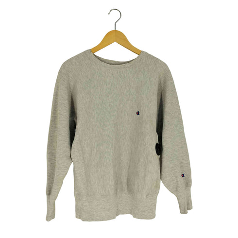 チャンピオン Champion 90s USA製 刺繍タグ REVERSE WEAVE リバースウィーブ 目あり クルーネックスウェット メンズ import:M