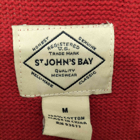 セントジョンズベイ STJOHNS BAY ノルディック柄 クルーネック コットン ニット メンズ import:M