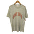 80-90S JERZEESボディ USA製 STONY BROOK カレッジ プリント S/S シャツ メンズ import:XL