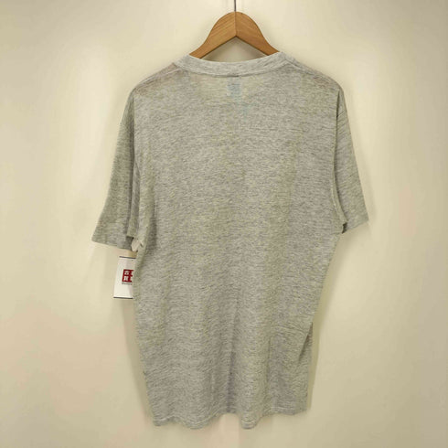 80-90S JERZEESボディ USA製 STONY BROOK カレッジ プリント S/S シャツ メンズ import:XL