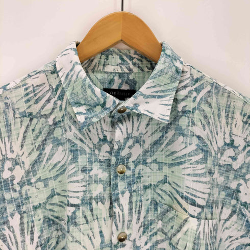ヴァンヒューゼン VAN HEUSEN 総柄ワンポケットS/Sシャツ メンズ JPN:M