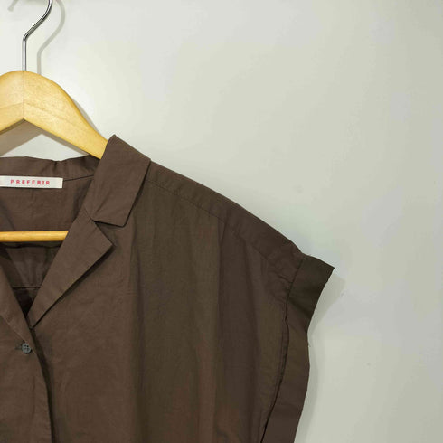 プレフェリール PREFERIR S/S シャツワンピース レディース JPN:40