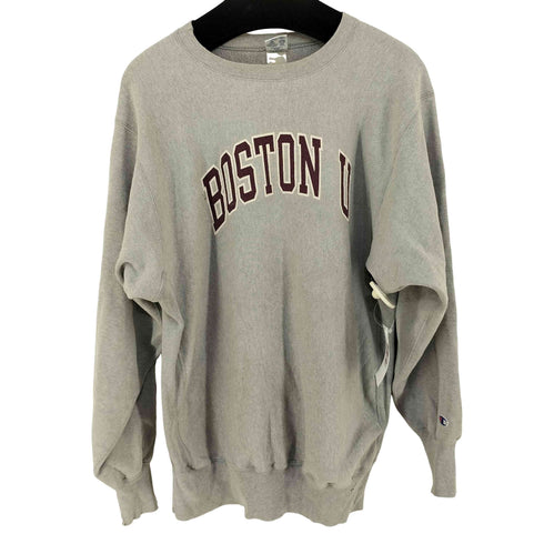 チャンピオン Champion 刺繍タグ REVERSE WEAVE BOSTON クルーネックスウェット メンズ import:XXL