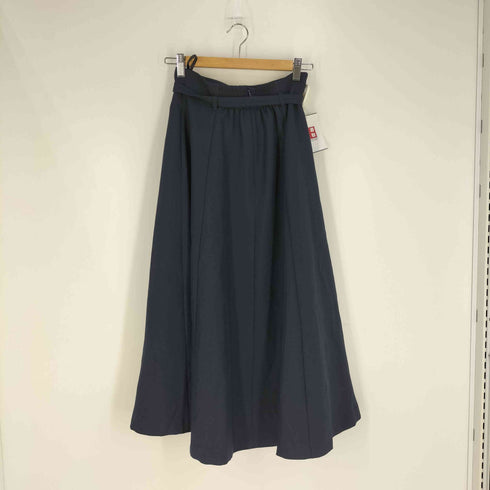 ナチュラルビューティーベーシック NATURAL BEAUTY BASIC ベルテッドフレアスカート レディース JPN:M