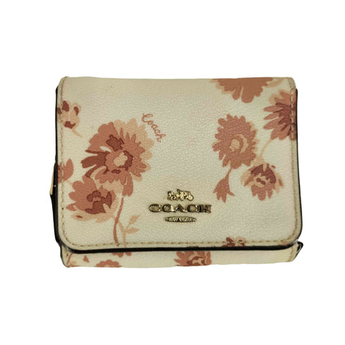 コーチ COACH シグネチャー フローラル ミニ トライフォールド ウォレット 三つ折り財布 レディース
