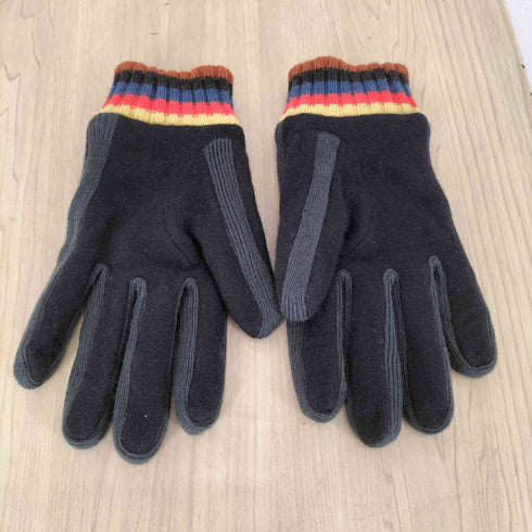 ポールスミス Paul Smith リブカラー ウールグローブ 手袋 メンズ