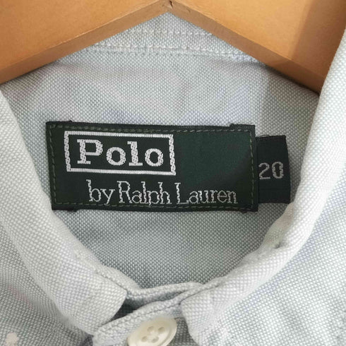 ポロバイラルフローレン Polo by RALPH LAUREN 80s 緑タグ ポニー刺繍 ボタンダウンシャツ メンズ 20