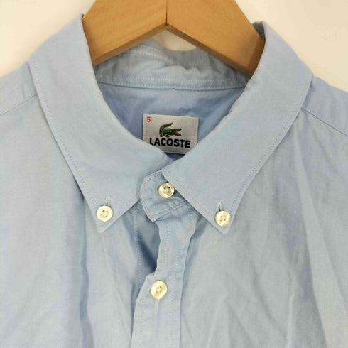 ラコステ LACOSTE ロゴ刺繍 コットン ボタンダウンシャツ メンズ 5