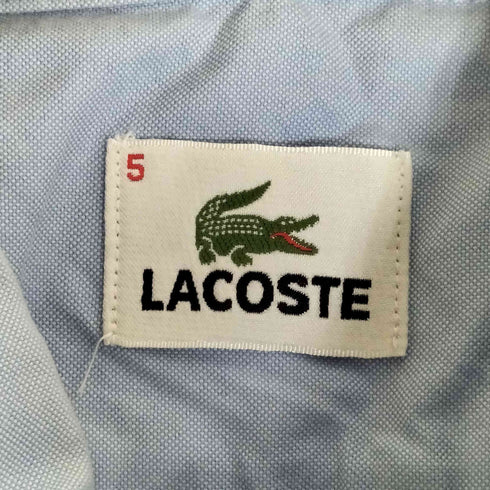 ラコステ LACOSTE ロゴ刺繍 コットン ボタンダウンシャツ メンズ 5