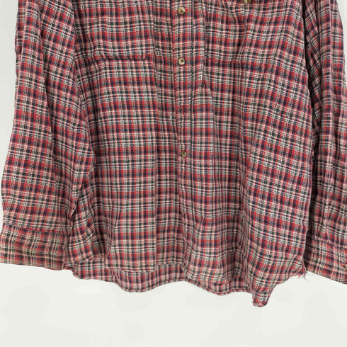 ウールリッチ WOOLRICH 総柄 チェック L/S シャツ ボロ 襤褸 ビッグサイズ メンズ 2XL