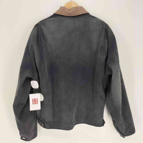 AKIMBO CLUB WORK JACKET FADED BLACK ワーク ジャケット フェード ブラック メンズ import:M