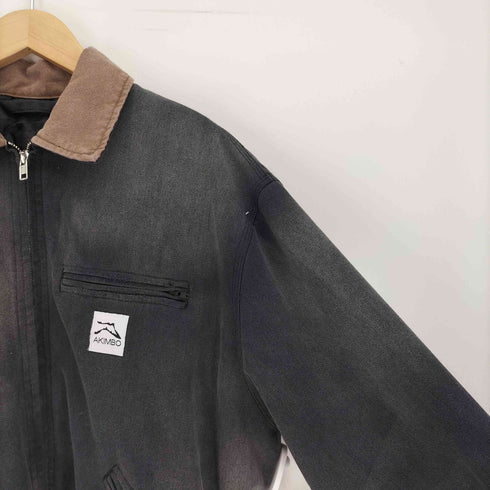 AKIMBO CLUB WORK JACKET FADED BLACK ワーク ジャケット フェード ブラック メンズ import:M