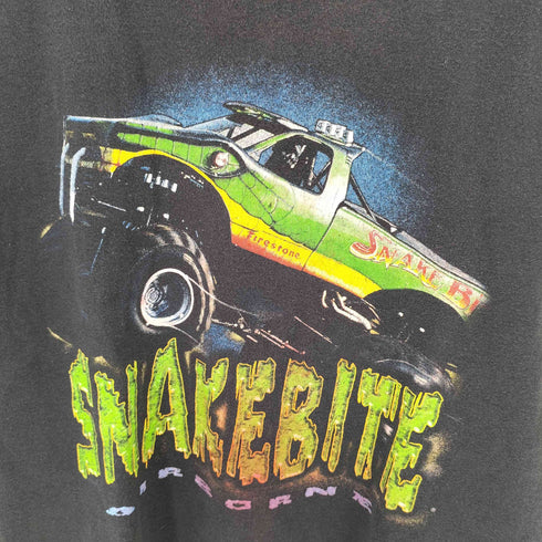 オールスポーツ ALL sport 90S USA製 SNAKEBITE Tシャツ メンズ YOUTH L