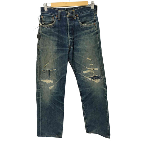 リーバイス Levis 90S 555刻印 BIGE バレンシア 501XX 襤褸 デニムパンツ メンズ 32/36