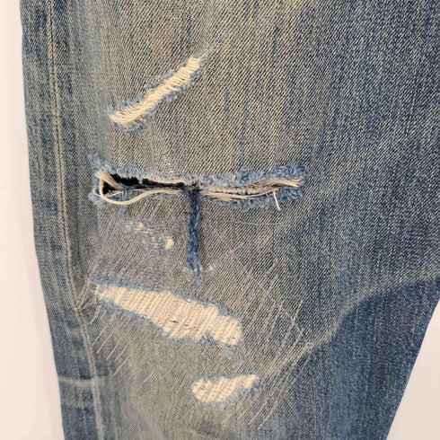 リーバイス Levis 90S 555刻印 BIGE バレンシア 501XX 襤褸 デニムパンツ メンズ 32/36