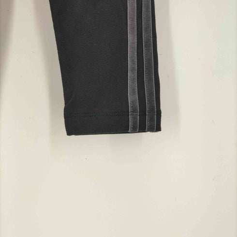 アディダスオリジナルス adidas Originals ストライプ柄 ベルベット トレフォイルリベット タイツ レディース JPN:M