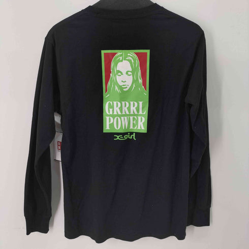 エックスガール X-girl GRRRL POWER L/S TEE レディース JPN:S