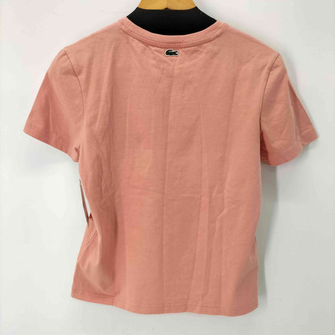 ラコステ LACOSTE グラフィックロゴステッチTシャツ レディース 34