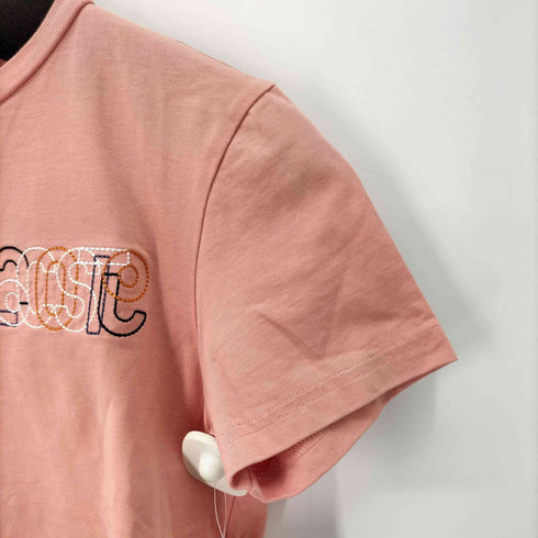 ラコステ LACOSTE グラフィックロゴステッチTシャツ レディース 34