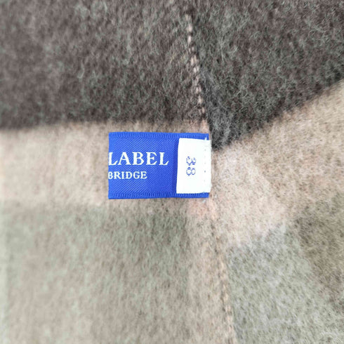ブルーレーベルクレストブリッジ BLUE LABEL CRESTBRIDGE フード付き チェック ポンチョ レディース JPN:38