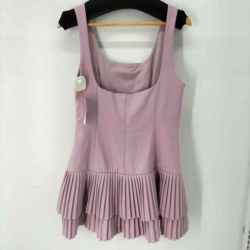 ザラ ZARA ボックスプリーツジャンプスーツワンピース レディース import:L