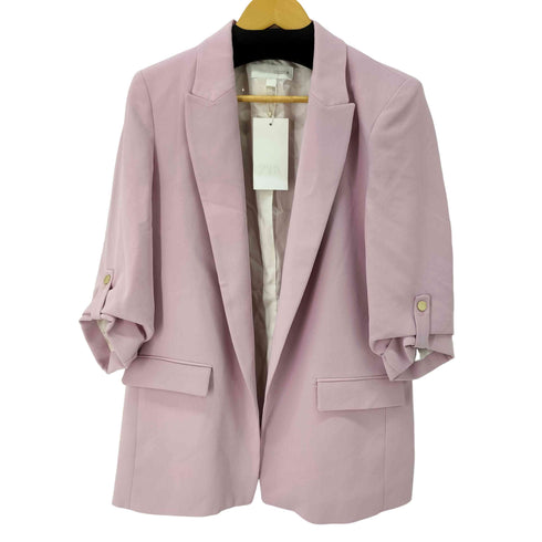 ザラ ZARA ロールアップスリーブブレザー レディース import:M
