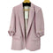 ザラ ZARA ロールアップスリーブブレザー レディース import:M