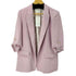 ザラ ZARA ロールアップスリーブブレザー レディース import:M