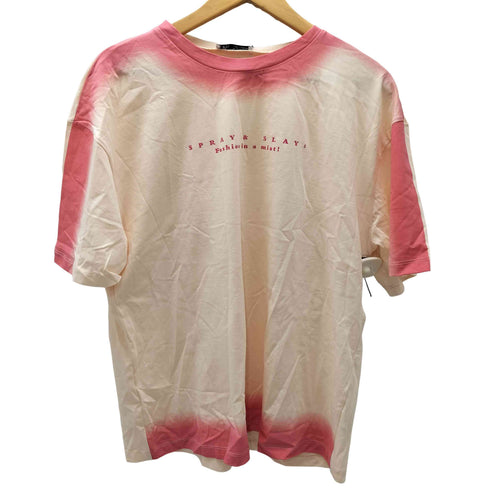 ザラ ZARA グラデーション スプレープリント クルーネックTシャツ レディース import:M