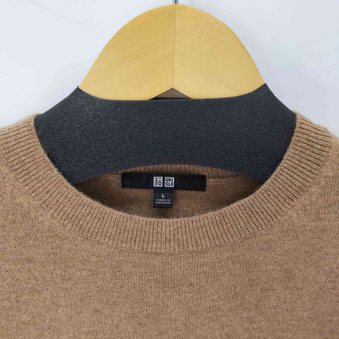 ユニクロ UNIQLO カシミヤクルーネックセーター レディース JPN:L