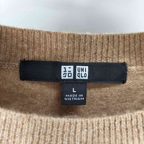 ユニクロ UNIQLO カシミヤクルーネックセーター レディース JPN:L