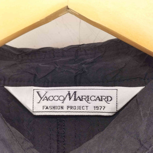 ヤッコマリカルド YACCO MARICARD シルクタックシャツワンピース レディース バスト86-94 身長154-162