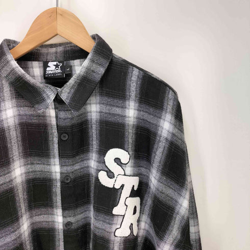 スターターブラックレーベル STARTER BLACK LABEL オンブレチェックオーバーシャツ メンズ JPN:L