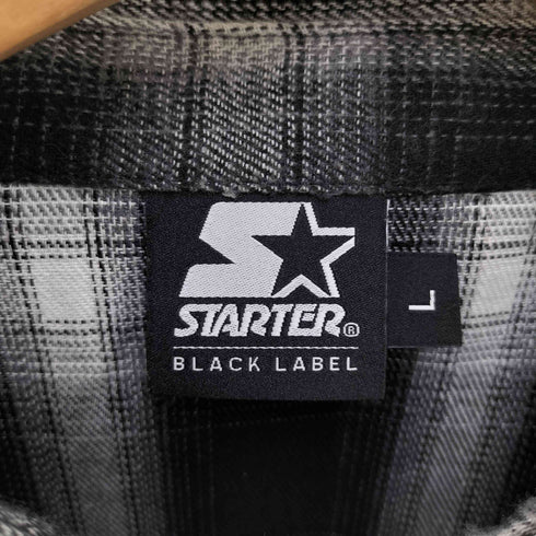 スターターブラックレーベル STARTER BLACK LABEL オンブレチェックオーバーシャツ メンズ JPN:L