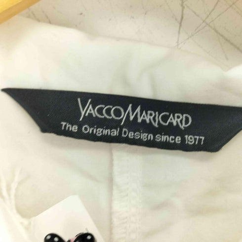 ヤッコマリカルド YACCO MARICARD 13B タックデザインシャツワンピース レディース 0 バスト81-85 身長154-162