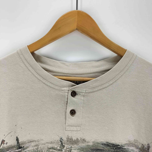 MORGAN CREEK プリントS/SヘンリーネックTシャツ メンズ JPN:L