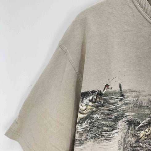 MORGAN CREEK プリントS/SヘンリーネックTシャツ メンズ JPN:L
